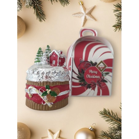 Panettone Mini Casetta in Resina Smaltata Bagutta