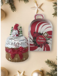 Panettone Mini Gnomo in Resina Smaltata Bagutta