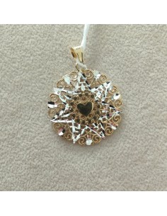 Presentosa Ciondolo Bicolore in Argento 925 RL