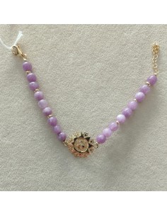 Bracciale Presentosa con Pietre Colorate Lilla RL
